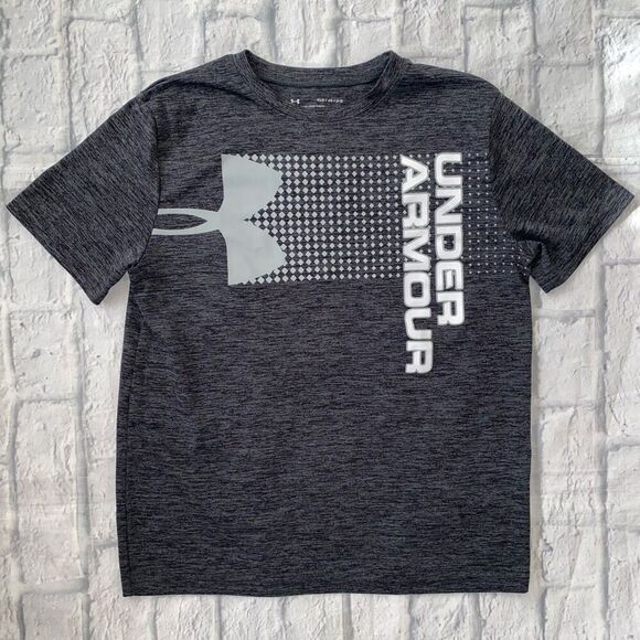 Under armour youth boys L loose fit heatgear Crewneck short sleeve shirt - Picture 1 of 4